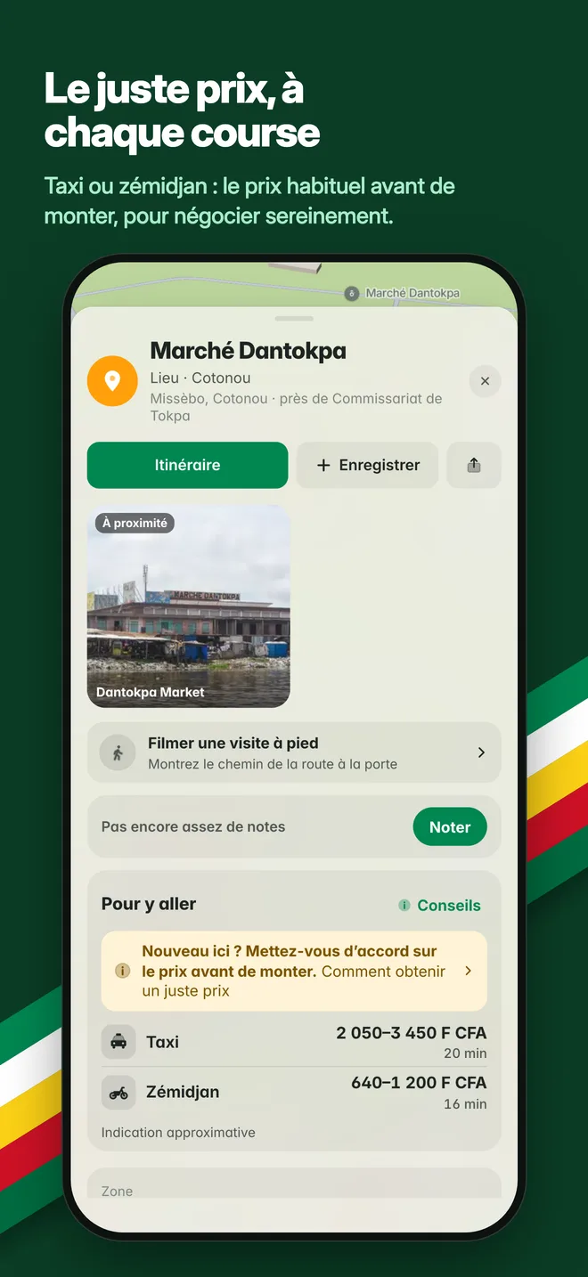 Le juste prix, à chaque course
