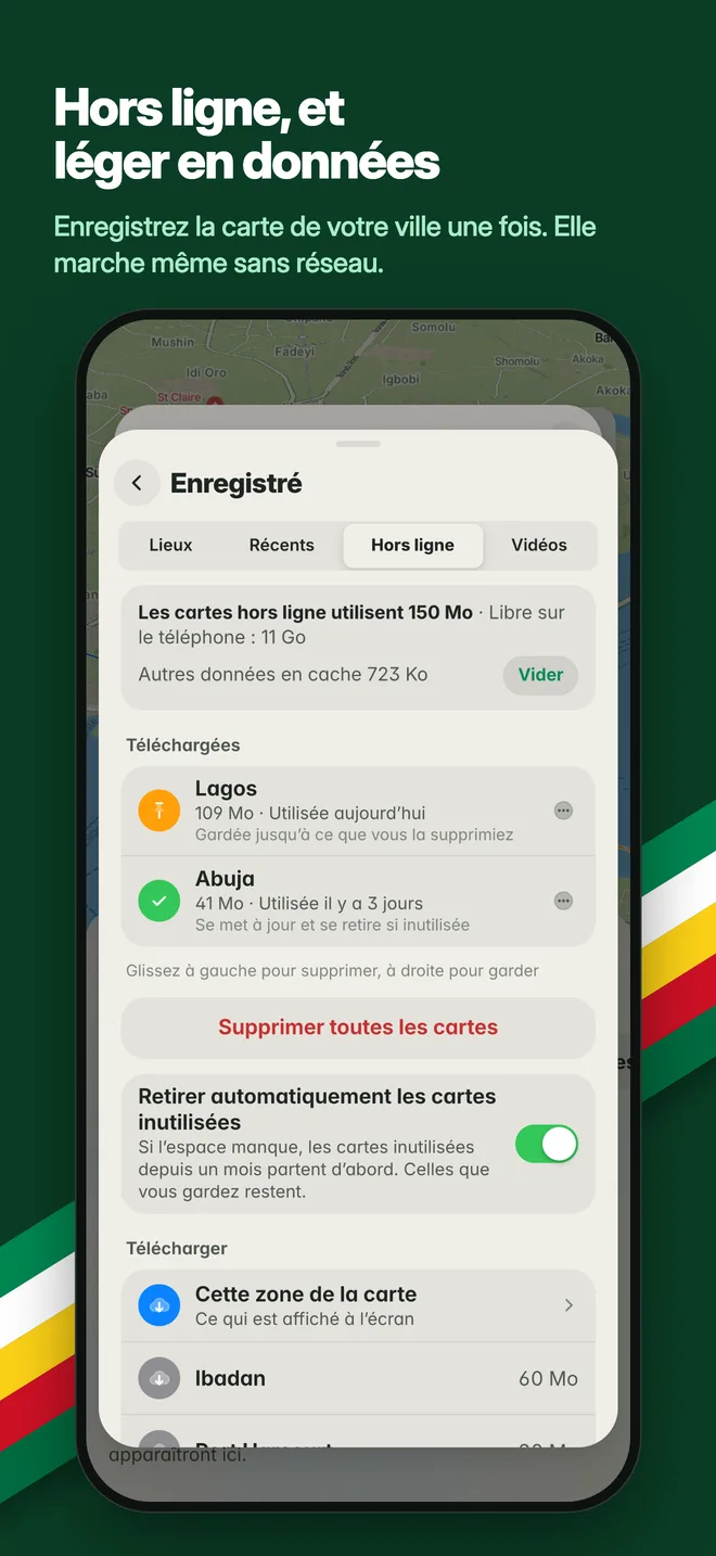 Hors ligne, économe en données