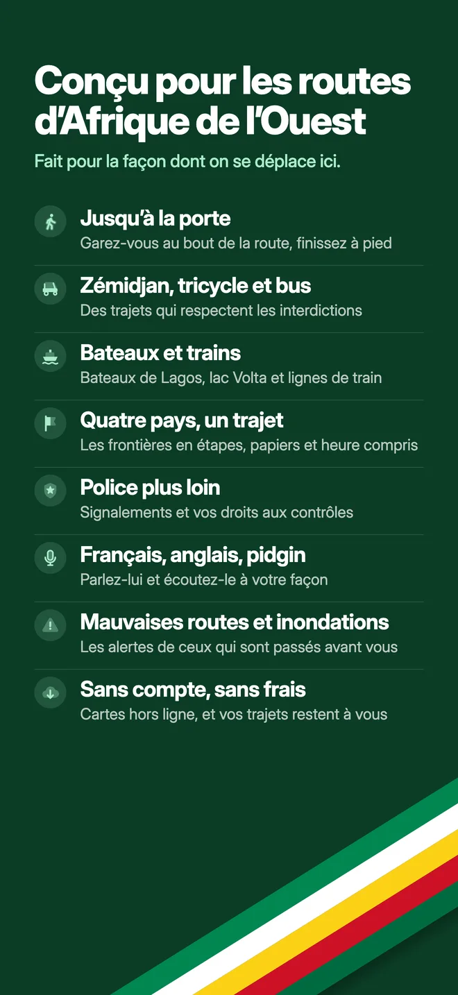 Fait pour les routes d’Afrique de l’Ouest